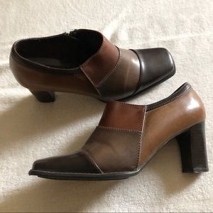 🦖Vintage colorblock patchwork shoes